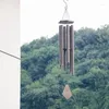Dekorative Figuren europäische Holzmusik Wind -Chime Hanging Dekoration Tür Japanische Metallrohr -Röhrchen Schlafzimmer Wandgeschenk LF219