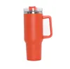 물병 수박 달빛 텀블러 Quencher H2.0 40oz Tumblers Cups Coffee Mugs Cup Outdoor Cam Sile Handle Lid and St P Dhhla