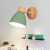 Wall Lamp Noordse Macron Home Appliance Decoratieve sconce voor slaapkamerbedden Studie Aisle Coffee binnenshuiss eenvoudig decorlicht