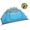 Désert renard sac à dos tente de camping léger 1 à 3 personnes tente double couche étanche à pôles en aluminium portable de voyage 240507