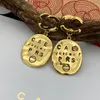 Orecchini in oro 18K di lusso designer di marchi design classico design ovale affascinanti orecchini da donna regali di alta qualità orecchini di lusso con festa di compleanno in scatola