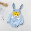 Rompers Ienens Kleinkind Baby Jungen Mädchen BodySuit Denim Kleidung Sommer Jumpsuit Outfits geboren