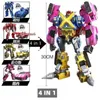 Mini Force Agent X Transformation Super Dinosaur Power Toys Action Figure MiniForce X Deformazione Mecha Robot Kids Regali 240426