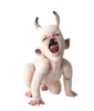 2021 Halloween Scary Ghost Baby Doll STATUA Craft Realistic Halloween Horror Props Houred House Desktop Decoración G22041231003759