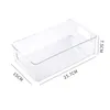 Boîtes de rangement Bacs Chunshu Boîte de rangement en acrylique Tool à ongles UV Dessin polonais Transparent Organisateur cosmétique de bureau Handle 1P Q240506