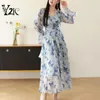 Повседневные платья y2k одежда летние винтажные бабочки припечаток A-line Midi Long для женщин с высокой талией ретро шикарно пляжное платье Boho Party платье