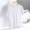 T-shirts masculins pour hommes glacière Silk Slve T-shirt Couple d'impression à sec rapide Running Sports Tops Breffable CHEPS CORD OFOCK CHIRTS H240506