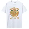 Mężczyźni śmieszne thirt mody Tshirt Pamiętaj, kim jesteś vintage Lion King Women T-Shirt Streetwear 240429