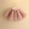 Tutu Kleid Girls Tutu Röcke Perle Kurzer Kuchen Kleinkind Girl Rock Kinder Bow Prinzessin Wavy Pink Puffy Tulle Röcke Ballett Kinder D240507