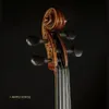 高度な彫刻バイオリンv07cn新しいデザインワンピース炎のメープルバック