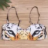 Women's Swimwear Swimsuit Bikinis Set Women Swimsuits Bathing Suit Swim Halter Animal Print Beach Wear Sexy Bikini