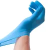 Перчатки 10/30/40/60,60,0,0,0,0,0,0 -й одноразовые голубые нитрильные перчатки Домохозяйственные чистящие перчатки.
