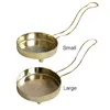 Candle Holders 2pcs Home Decor Long Handle Easy Use Golden Metal Bar Hallway Gift Holder Spoon