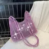 Mode -Strass -glänzende Handtasche Frauen funkelnden Abendkupplungsbeutel Luxus Design Kausalhandtasche Ladies Umhängetasche 240506