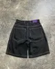 Shorts maschile Shorts Denim Y2K Summer Retro Rap Trend Brand High Waled Five Punti Shortsl2405
