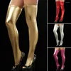 Femmes chaussettes leggings cuisinons hauts Pu Leather Wetlook Clubwear Sexy Over Knee Long Boot High-High