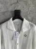 Sweaters Men Women White Top Sweater Fashion Fashion Cardigan de manga corta 2024ss