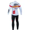 BH Jersey Roupas de ciclismo Man Men Road Bike Uniform Fleece Roupas de calças de calças de inverno Completo Bib Mtb Tricuta 240506