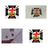 Баннерные флаги Рыцари Тамплиера Флаг Мальта в Hoc Signo Vinces Crusader Christian Masonic 3x5 футов с проталкивающими доставку в Gromts Home Ga DHK3H