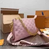 Luis vintage lvvl lvity lvse Beutel umarmt Baby rosa Lederbeutel Mehrschicht L Orgelbeutel Farbe Anpassung ist komplett Damen Umhängetasche Handtasche Dicke Kettenbeutel hochwertige De