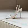 Sapatos de vestido salto para mulheres de verão desiner sandálias com alça de pegada calçada traseira calçada