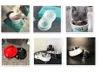 Ceramic Pet Bowl Luxury Dog Designer Cat Feeder Liten och medelstora s söta dubbla drinkare tillbehör 2203237741037