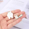 Pins Brooches Protect Tooth Broaches Cute toothbrushes enamel pins denim lapel pins cartoon badges fashionable childrens jewelry gifts WX