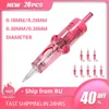 Ambition Pink Tattoo -cartridge naalden 0,2 mm 0,25 mm 0,3 mm 0,35 mm Ronde voering Mix Naald 1rl 3rl 5rl draadloze tattoo machine 240506