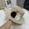 Modeontwerper Straw hat Designer Men Women Emmer hoed vissershoeden zonbescherming zomer reizen strand Sunhat Lady Trend Letter Large Eaves Caps