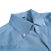 Mens Italian Collar Shirt Wrinkle Free Casual Fashionable Slim adapté à la marque de revers Clothing Youngful 240425