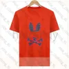 Bad Bunny Shirt Designer Summer Mens Tshirt Rabbit Imprimé à manches courtes T-shirt Cotton Business T-shirt PSYCO TEES 3XL 790