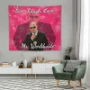 Ornament Mr Worldwide säger att leva skratt älskar rolig tapestry affisch vägg flagga boutique konst banner hängande pop heminredning för rum sovsal