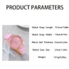 Women's Watches 5Pcs Set Fashion Women Butterfly Jewelry Set Business Casual Leather Quartz Wrist Gift Relogio Feminino Clocks