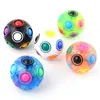 Decompression Toy Novelty Candy Color 12 Holes Rainbow Ball Press Anti-Anxiety Toys Drop Delivery Gifts Gag Dh1Xe