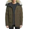 Herren down parkas neu dick warm winddichte wasserdichten langen Abschnitt Slim Wyndh Down Jacke Männliche Wintermantel Doudoune Homme Carson Canada Puffer