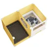 Kisten vollständig geschlossene Katzendrüsenbox Große Schublade Katzen -Toilettensand Verhinderung Außenspritzer Sandkästen für Katzen Praktische Katzenversorgung