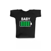 Famille Matching Tenues Kawaii Batterie imprimé papa maman maman fils Baby Family Matching Vêtements Coton Famille Look Mom et moi enfants Tshirts D240507