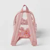 Backpack Children's Bag Pink Fashion Kids Cute garotas transparentes Design Child Kinderfarten School Pacote de dois ombros