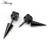 Boucles d'oreilles ALISOUY 2pcs mode punk gothique gothique poin