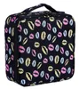 Portable Travel Makeup Train Case Cosmetic Bag Organizer met verstelbare compartiment borstelhouder8546228