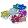 Appareils pour chiens mini brillance ID de chat Nom Tags de bijoux pour animaux de compagnie