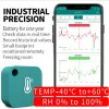 Meters Jaalee JHT Temperatuur/vochtigheid/Dewpoint/VPD -sensor Thermometer/Hygrometer Logger Export Monitor Koelkast Koelkoelkast