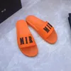 Designer Sandals Women Interlocking G Slides Slifori di gomma Signore Spect per gelatine piatti per la spiaggia arancione Muli autunnali esterni scarpe da piscina di lusso impermeabili 35-41