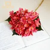 Flores decorativas de tecido de seda simulada Hydrangea Hydrangea Home Wedding El Table Dining Decoration Flor Artificial Floral