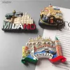 Fridge Magnets European Souvenir refrigerant magnet Milan Venice Italy European stereo resin magnet home decoration WX