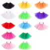 Robe tutu belle moelleuse tulle doux bébé enfants danse tutu jupe tutu pour fille paillette 3 couches tulle tout-petit pettishirt enfants jupe d240507