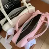 Shoulder Bags Summer Pillow Bag For Women Nichle Design Armpit Pu Leather Leisure Laptop Bow Handbags Ladies Shopper