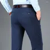 Pantalon pour hommes Business Casual Spring Summer Elastic Office Costume de bureau rapide et secrète à sec confortable