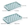 Ferramentas redondas de cubo de gelo bandeja criativa fabricante de bolas de hóquei redonda de uísque redondo molde de silicone diy mofo home kitcher ferramentas 2 cor