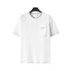 Men's Plus Tees Polos 2024SS Spring and Summer Nouveau Coton de haute qualité Impression de coton à manches courtes T-shirt Panneau de cou rond Taille: M-L-XL-XXL-XXXL Couleur: Noir blanc x043